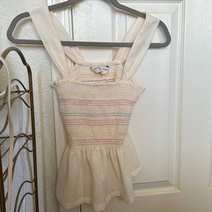Madewell size XS peplum tank top